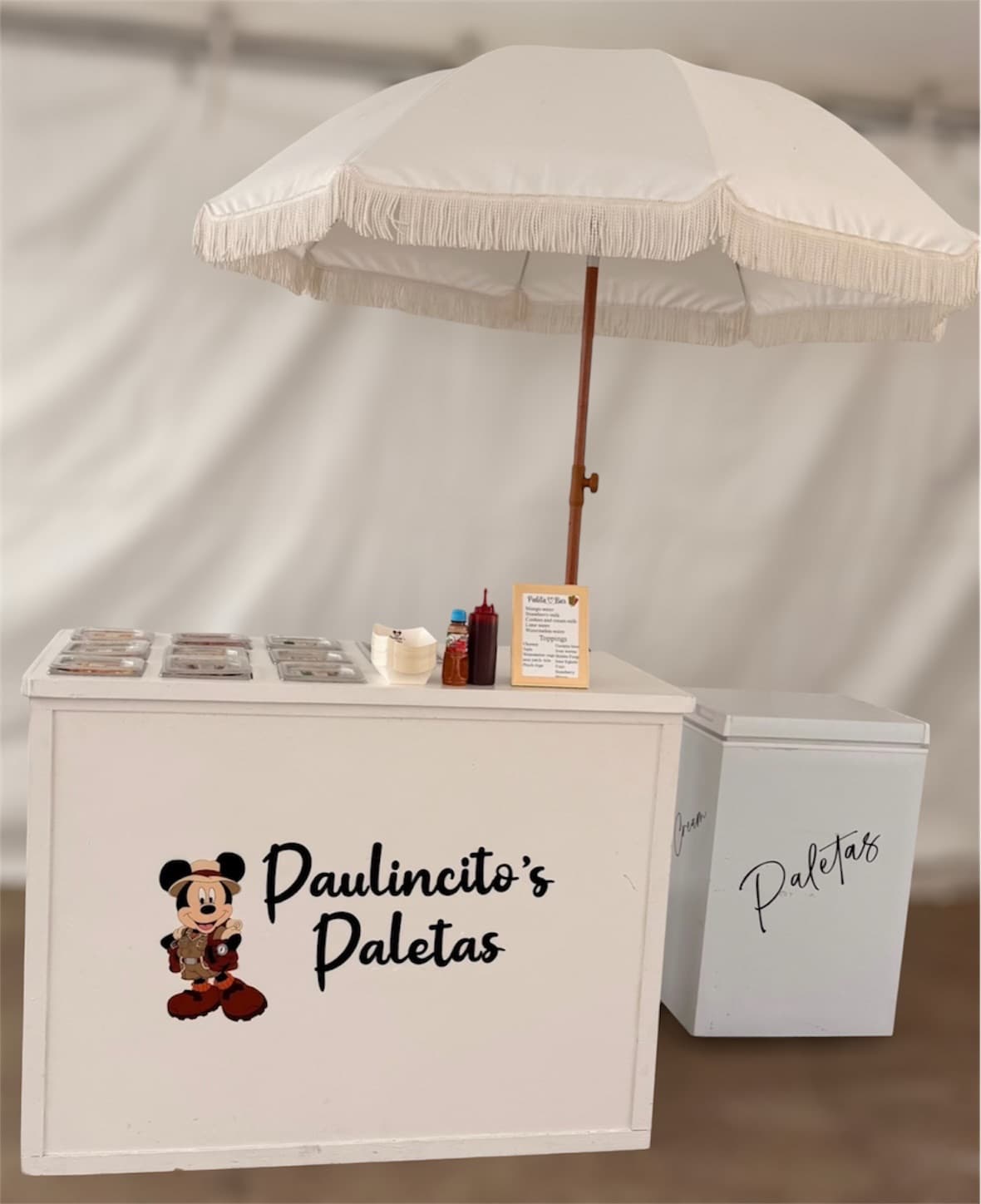 Paleta cart with custom event styling