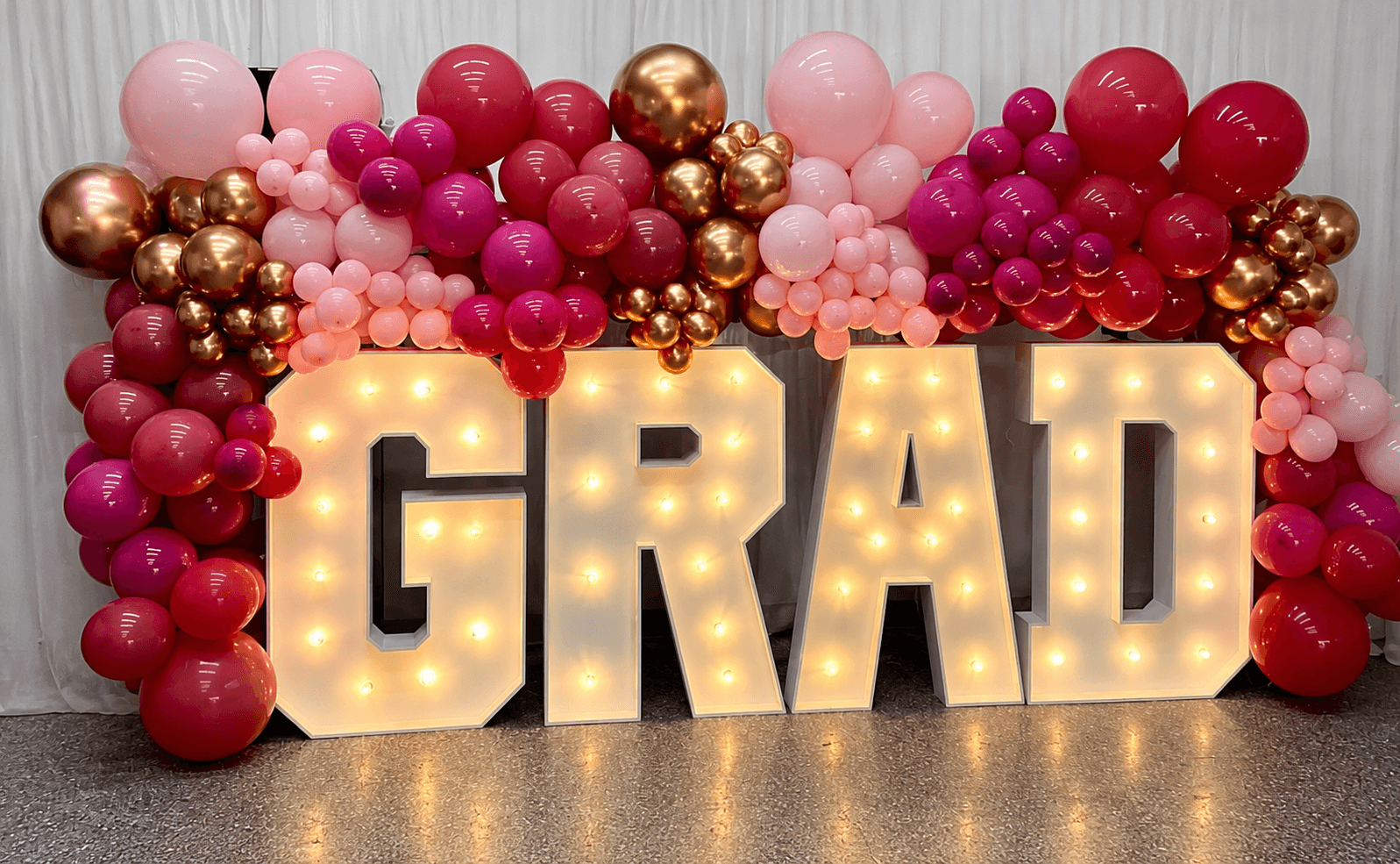 Custom marquee number setup