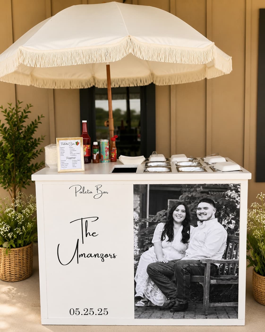 An interactive Val's Creations cart at an event